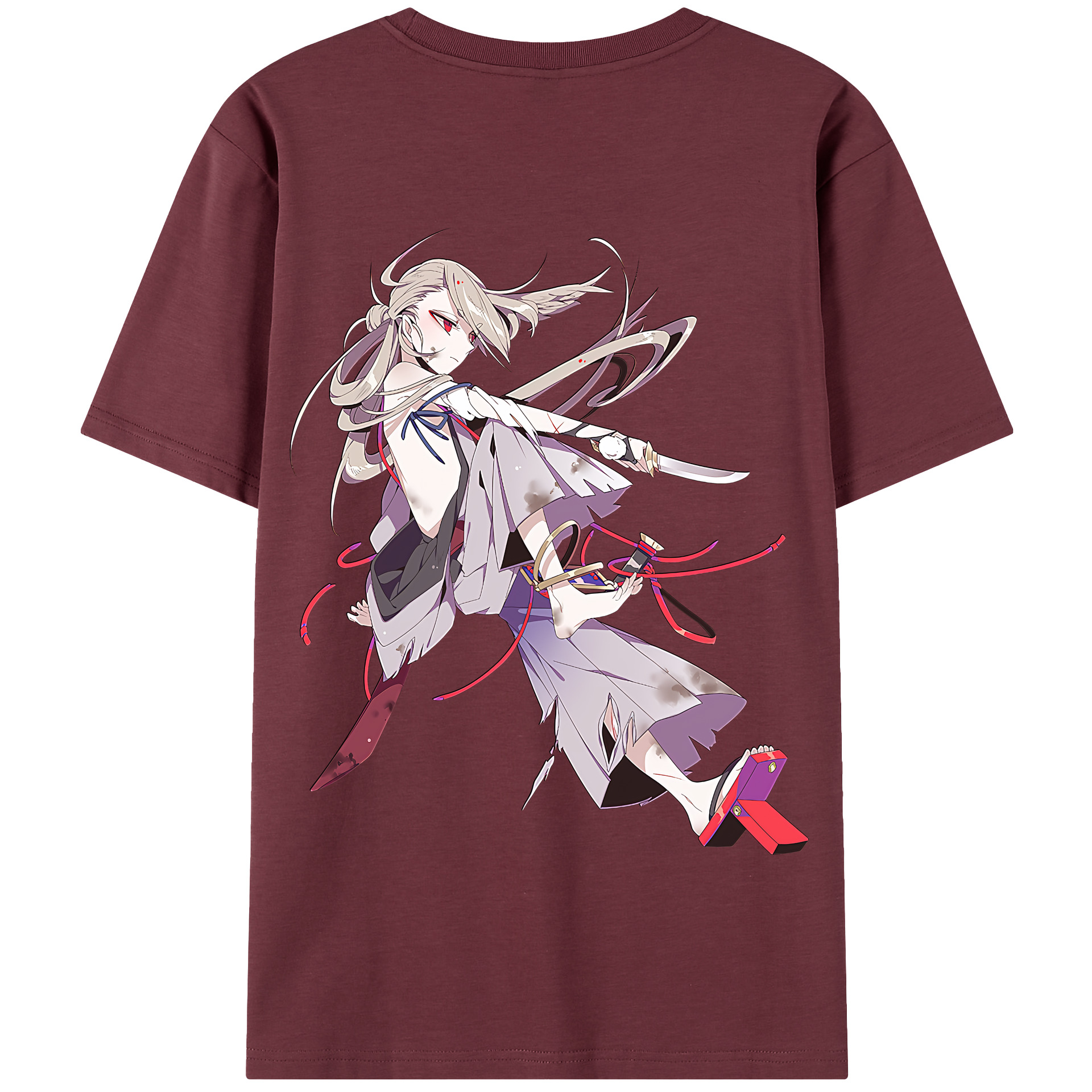 （画像用） 刀剣乱舞 Touken Ranbu 綿100％半袖Tシャツ（背面プリント）
